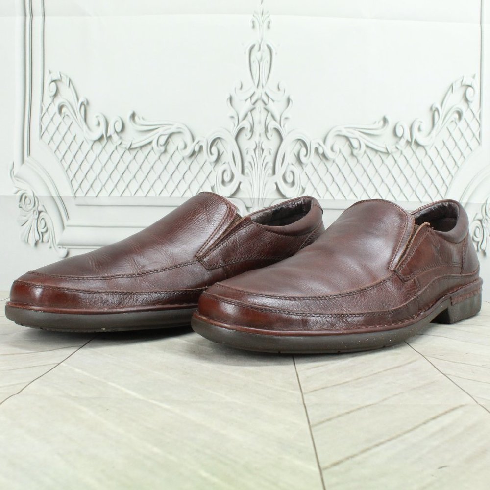Pikolinos Brown Leather Slip On Loafer Shoes Size EU 46 US 13 - Picture 2 of 9